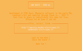Sam Nasty - Demo I atari screenshot